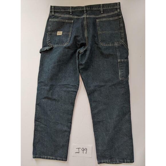 Wrangler Blue Jeans Size 38 x 30 Carpenter -0422J99 - Picture 3 of 3